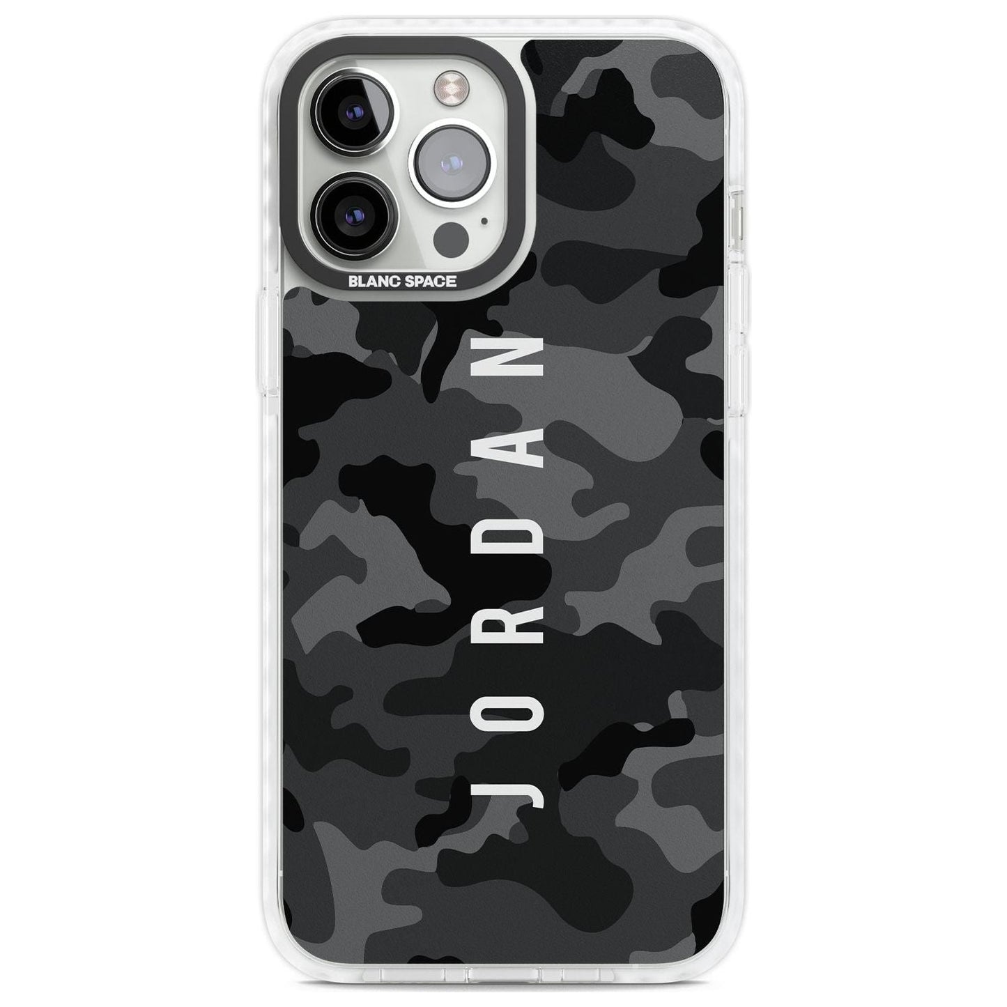 Personalised Black Camouflage Name