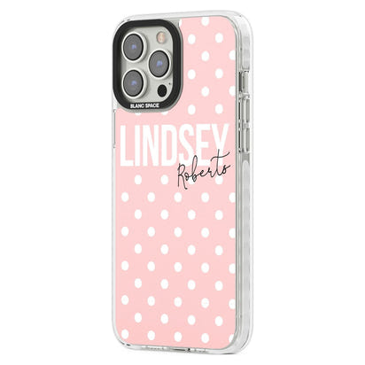 Personalised Pink Polka