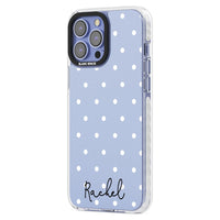 Personalised Simple Light Blue Dots