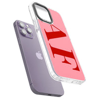 Personalised Red & Pink Letters