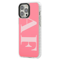 Personalised Light & Dark Pink Green Letters