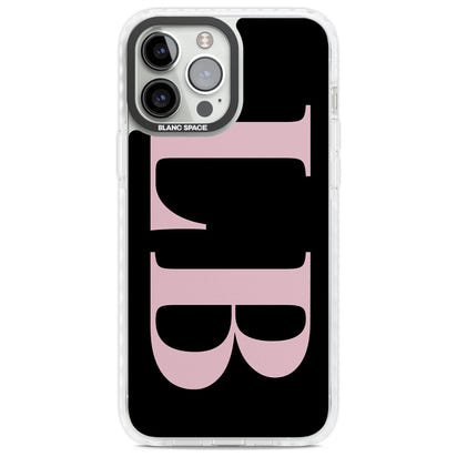 Lettres personnalisées roses et noires vertes