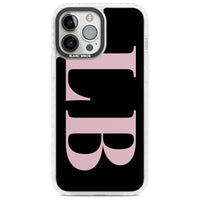 Lettres personnalisées roses et noires vertes