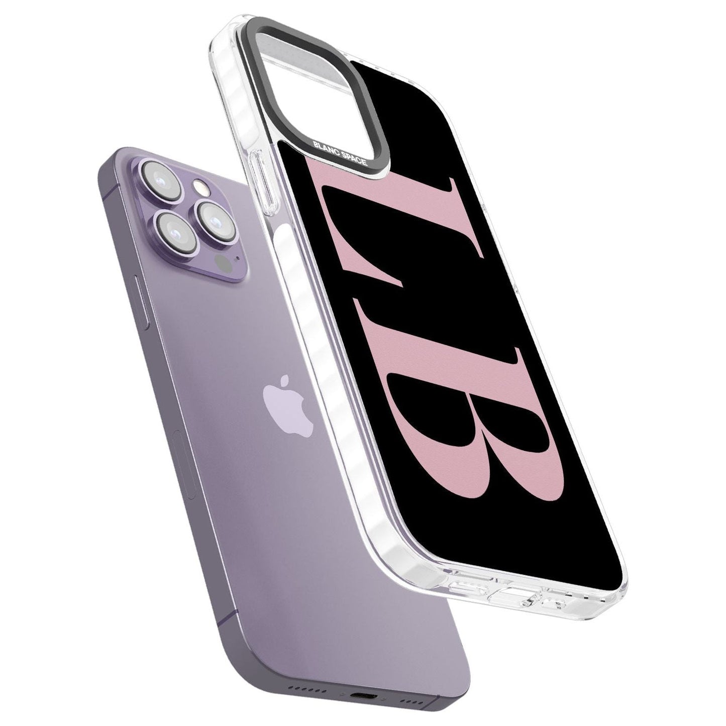 Lettres personnalisées roses et noires vertes