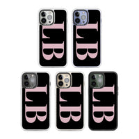 Lettres personnalisées roses et noires vertes