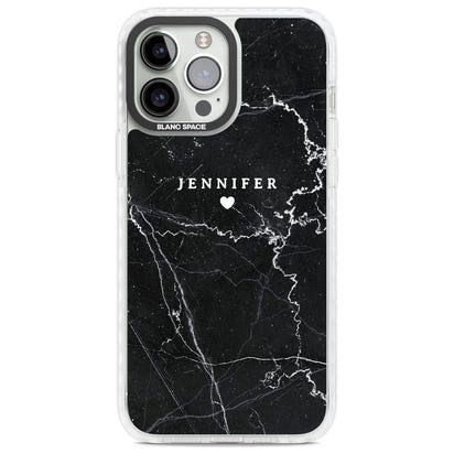Personalised Black Marble