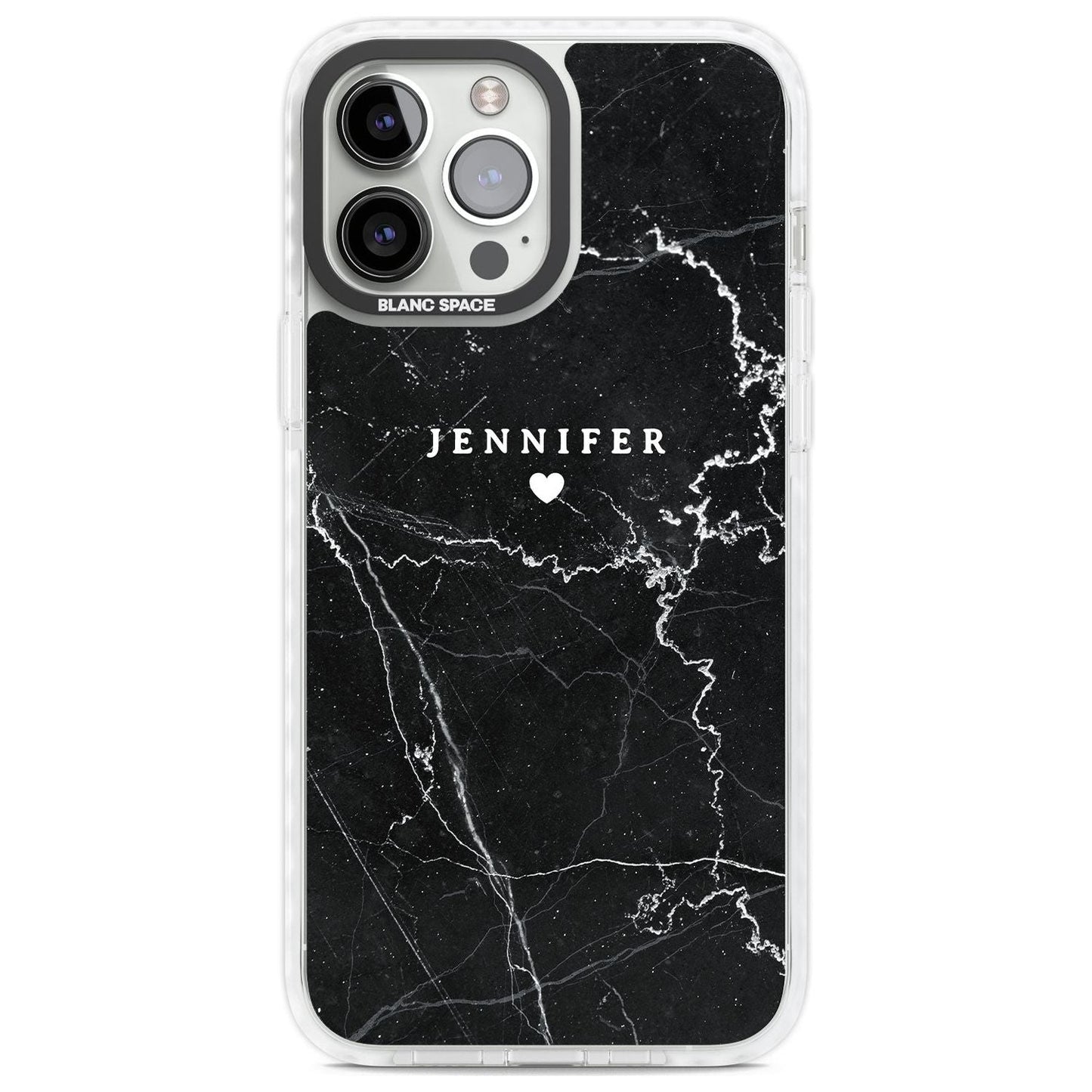 Personalised Black Marble