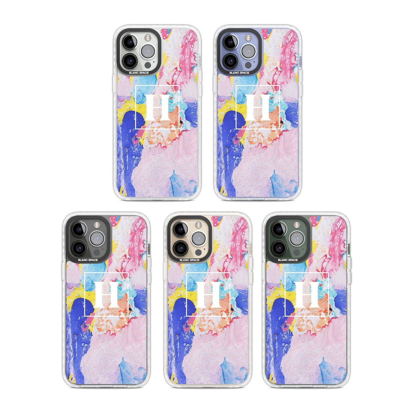 Mélange de marbre pastel personnalisé