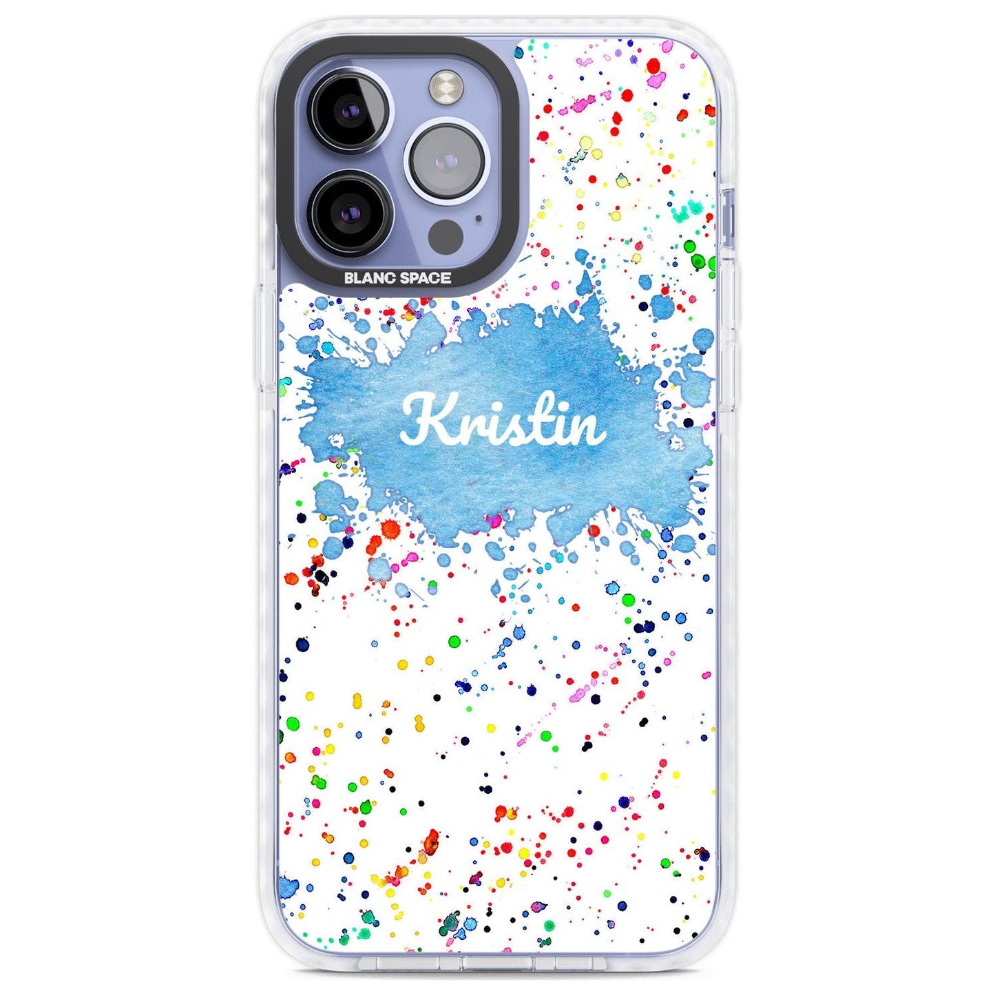 Personalised Rainbow Splatter Name
