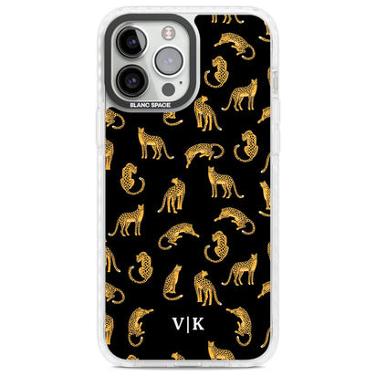 Personalised Gold Cheetah Pattern