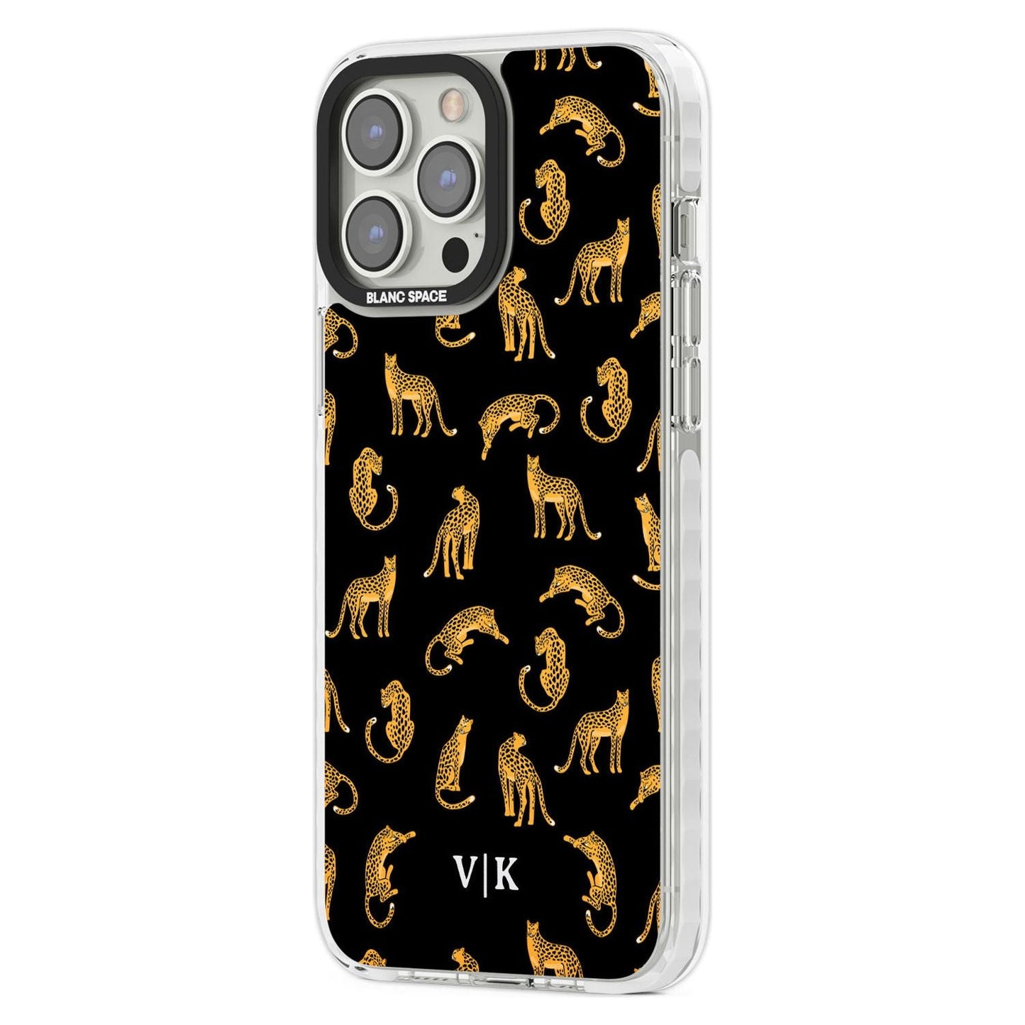Personalised Gold Cheetah Pattern