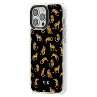 Personalised Gold Cheetah Pattern