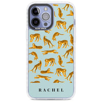 Personalised Turquoise Tiger Pattern