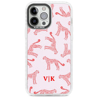 Guépard rouge et rose personnalisé