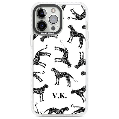 Personalised Black & White Cheetah Pattern
