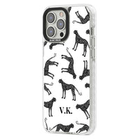 Personalised Black & White Cheetah Pattern