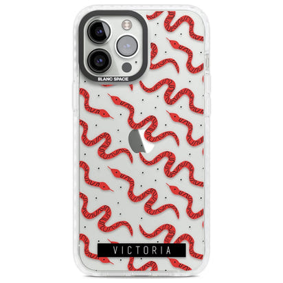 Personalised Red Snake Pattern
