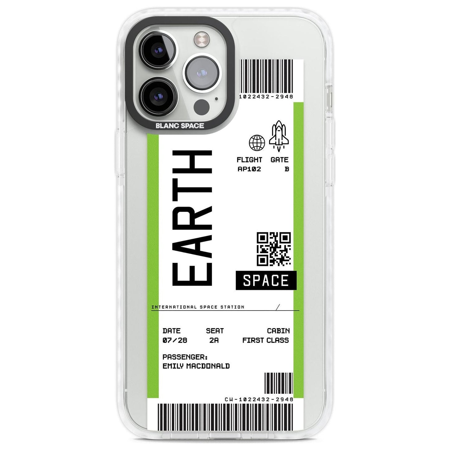 Personalised Earth Travel Ticket