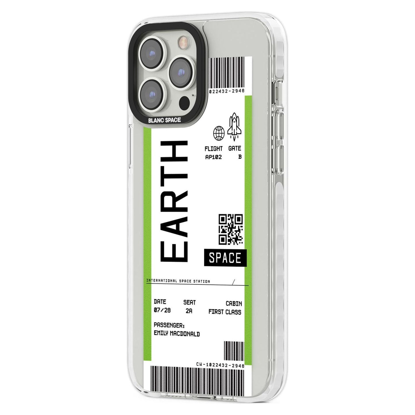 Personalised Earth Travel Ticket