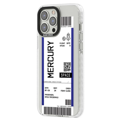 Personalised Mercury Travel Ticket