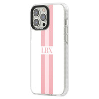 Personalised Minimal Pink Stripe