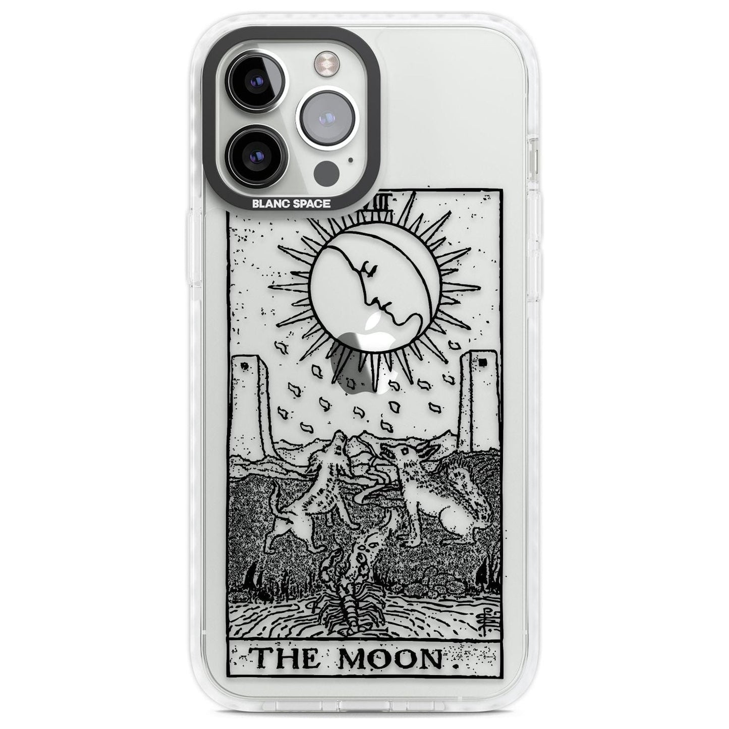 Personalised The Moon Tarot Card (Clear)