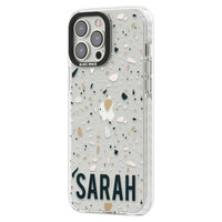 Personalised Terrazzo Blue, Pink, Brown