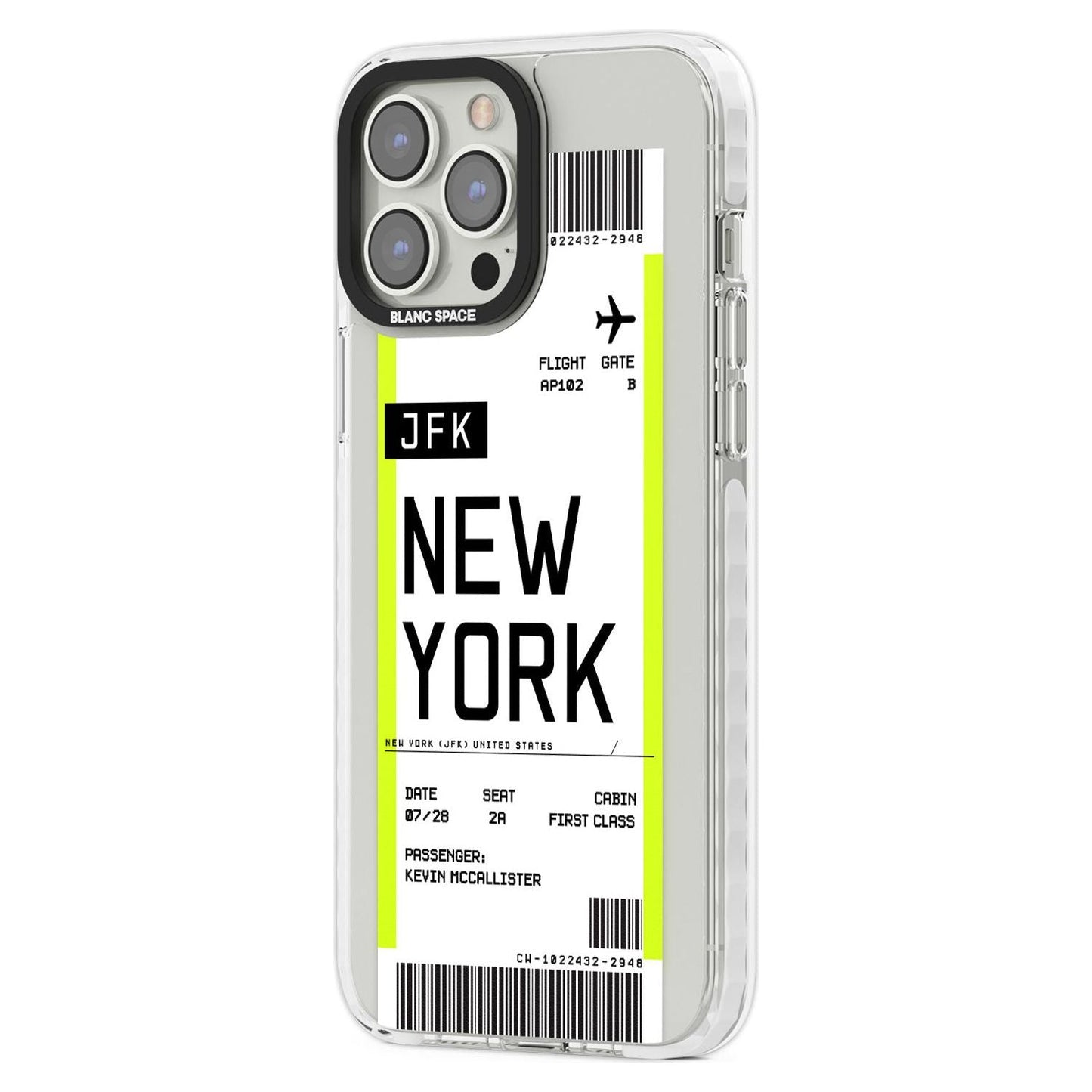 Personalised New York Boarding Pass