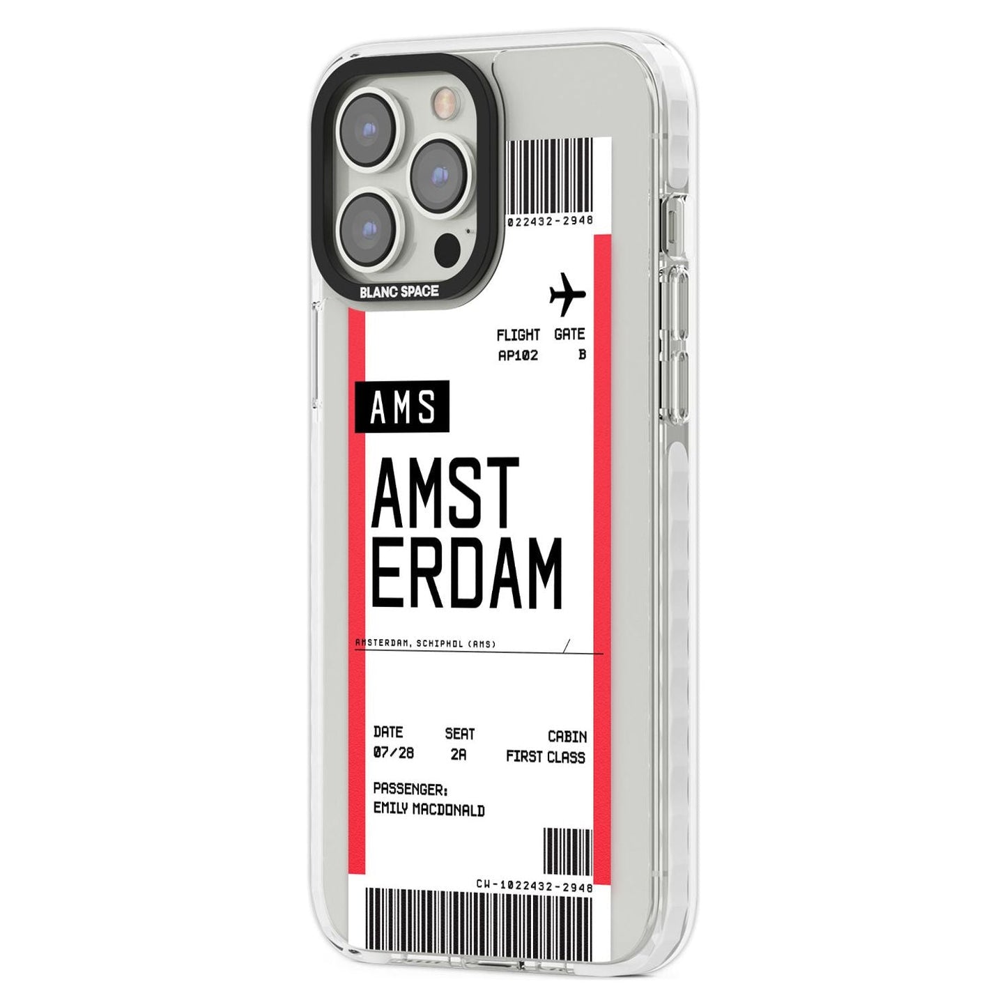 Personalised Amsterdam Boarding Pass