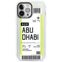 Personalised Abu Dhabi Boarding Pass