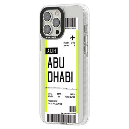 Personalised Abu Dhabi Boarding Pass