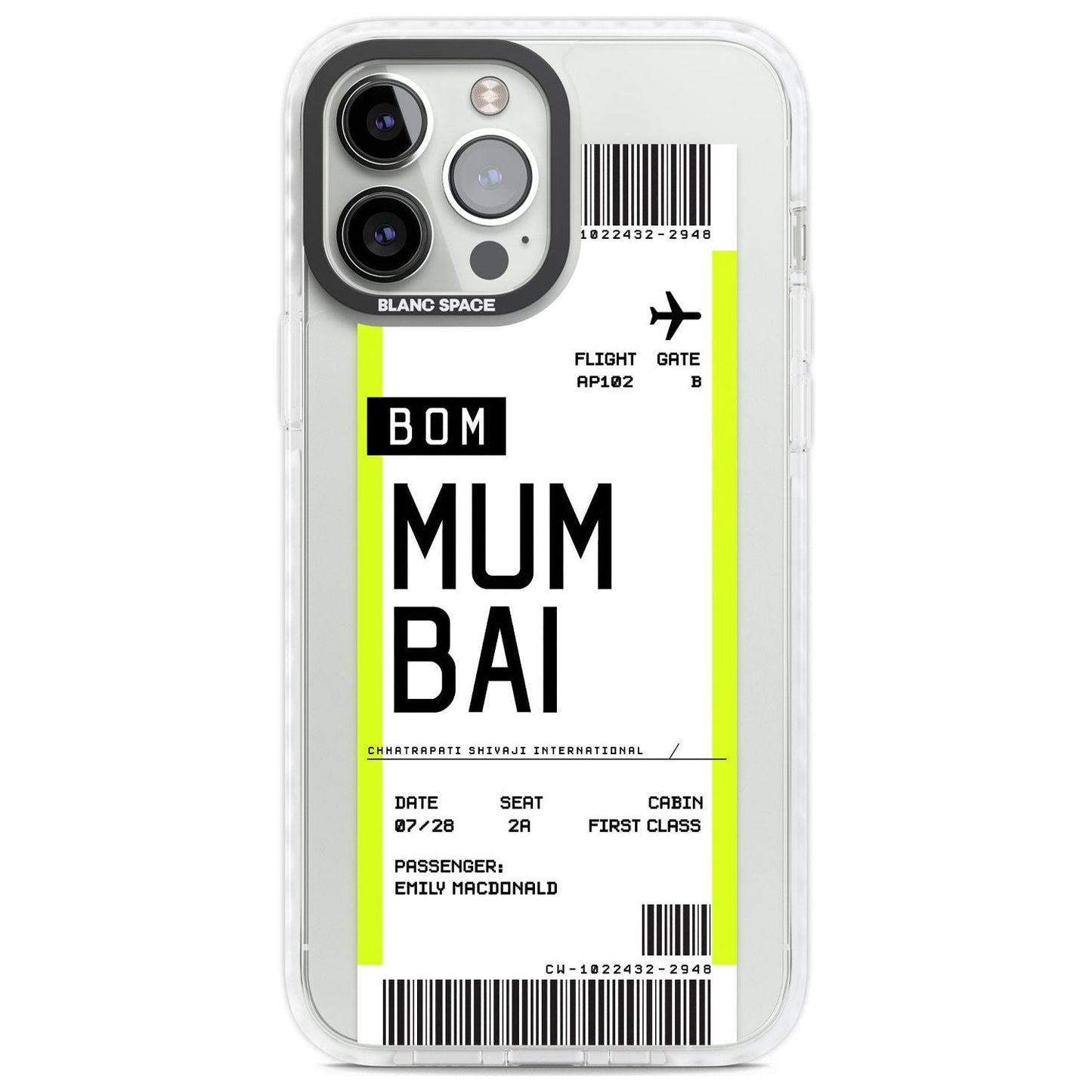 Personalised Mumbai Boarding Pass