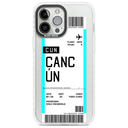 Personalised Cancún Boarding Pass