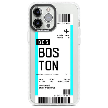 Personalised Boston Boarding Pass