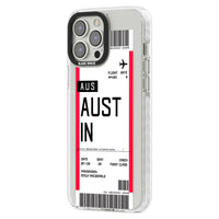 Personalised Austin Boarding Pass
