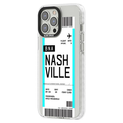 Carte d'embarquement personnalisée pour Nashville
