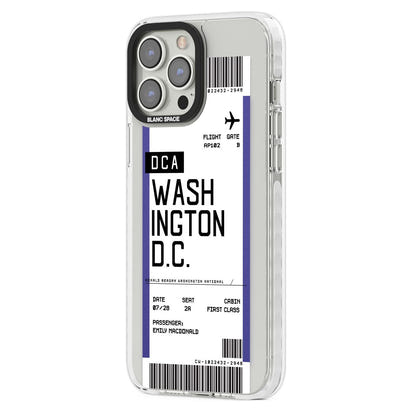 Personalised Washington D.C. Boarding Pass
