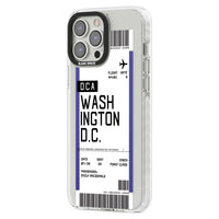 Personalised Washington D.C. Boarding Pass