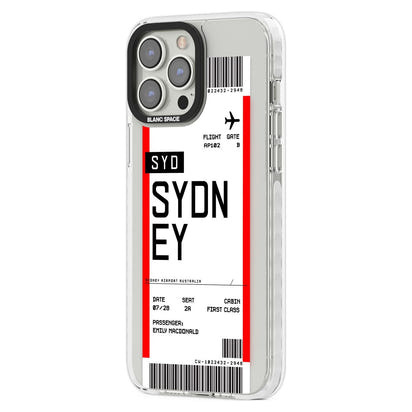 Personalised Sydney Boarding Pass