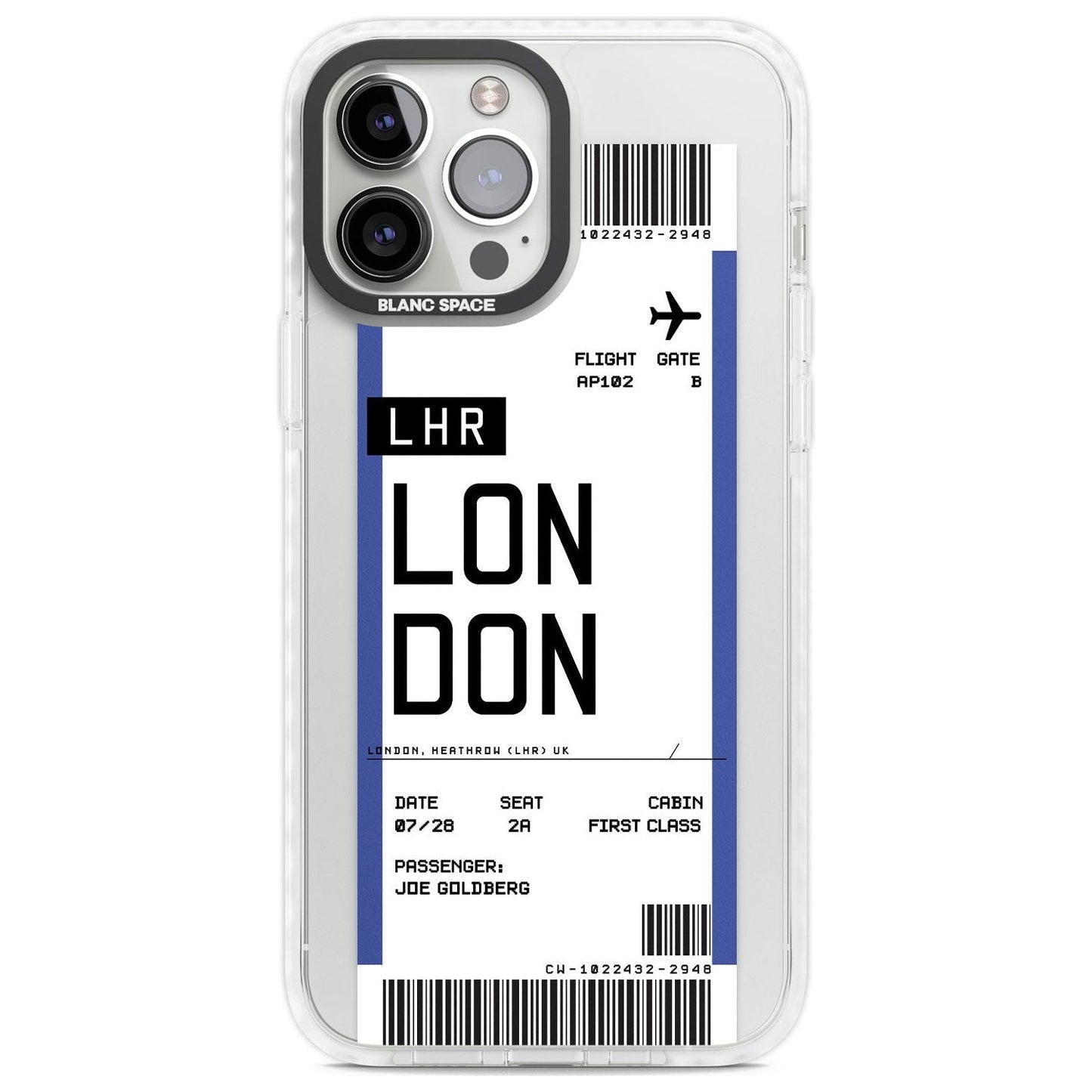 Personalised London Boarding Pass