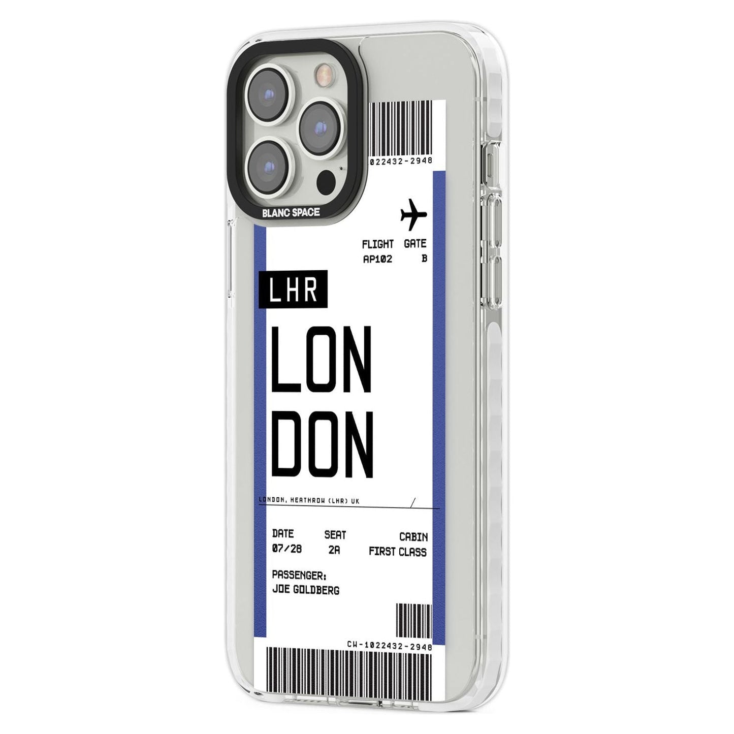 Personalised London Boarding Pass