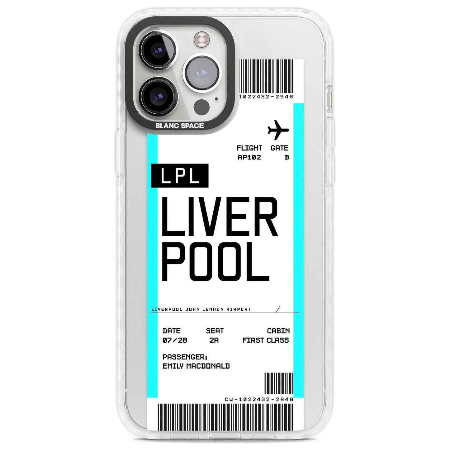 Personalised Liverpool Boarding Pass