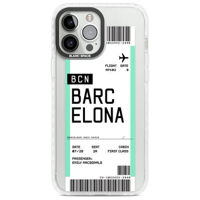 Personalised Barcelona Boarding Pass