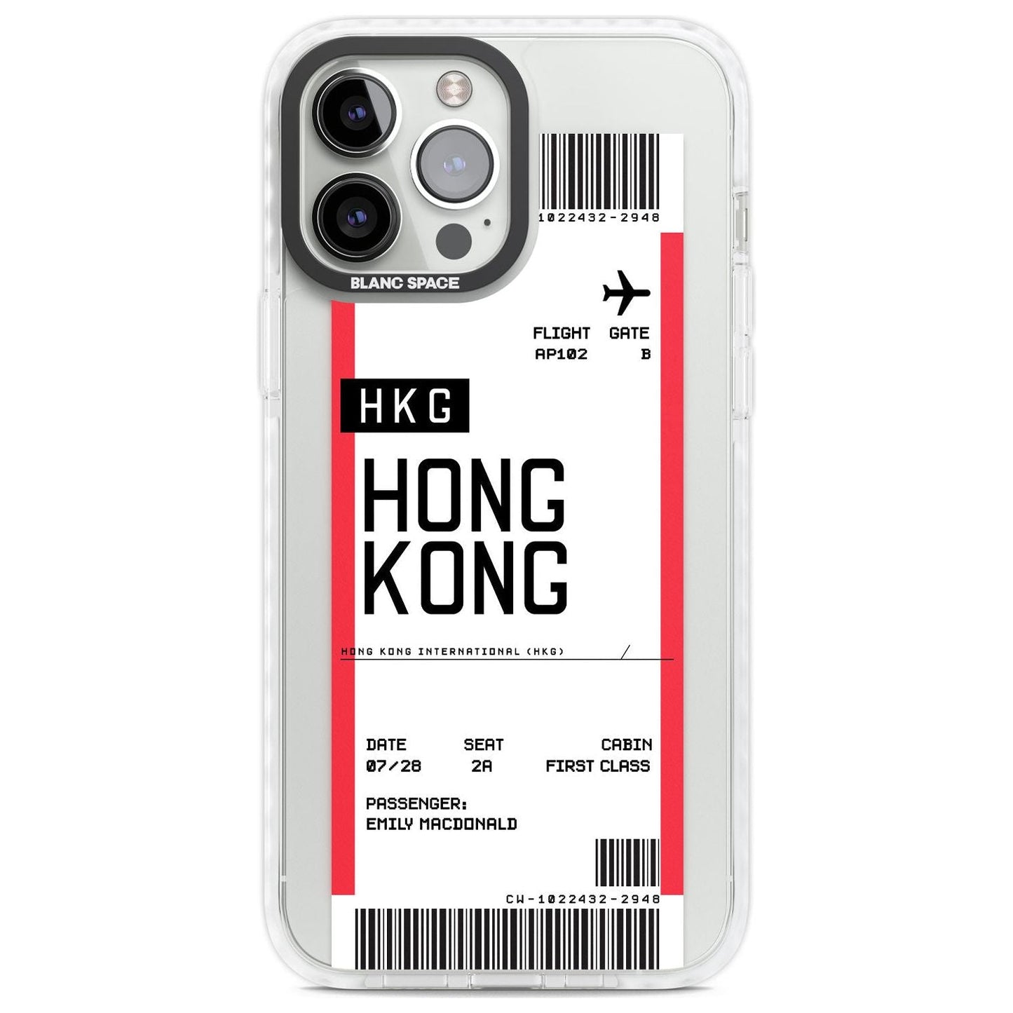 Personalised Hong Kong Boarding Pass