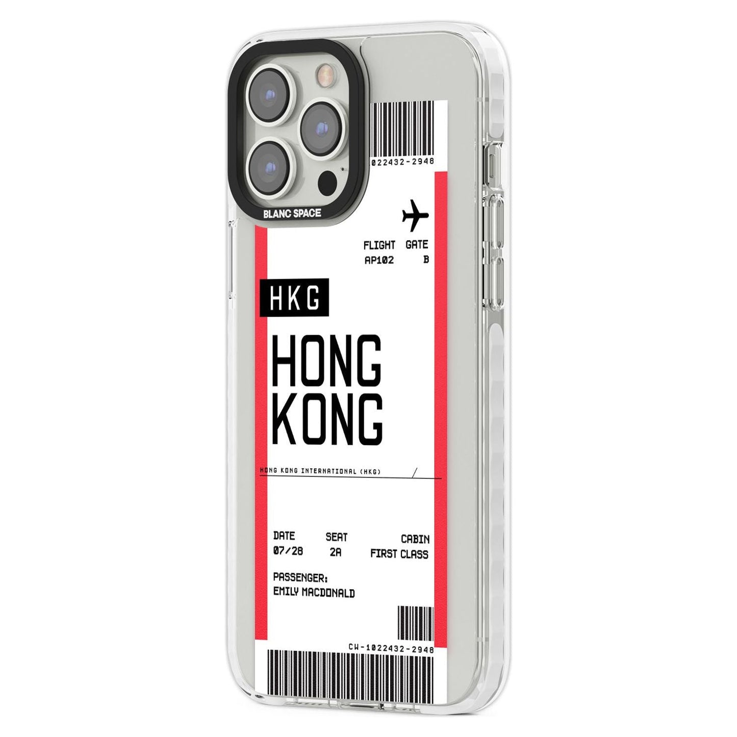 Personalised Hong Kong Boarding Pass