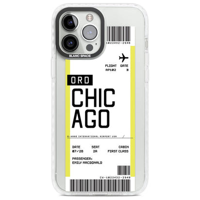 Personalised Chicago Boarding Pass