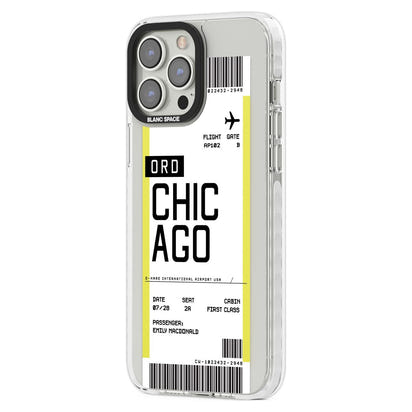 Personalised Chicago Boarding Pass