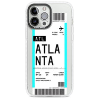 Personalisierte Atlanta-Bordkarte