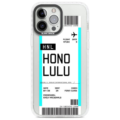 Personalised Honolulu Boarding Pass