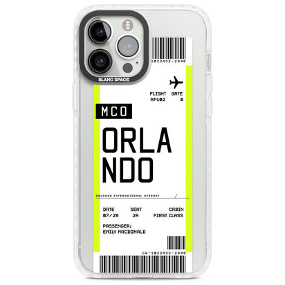 Personalised Orlando Boarding Pass